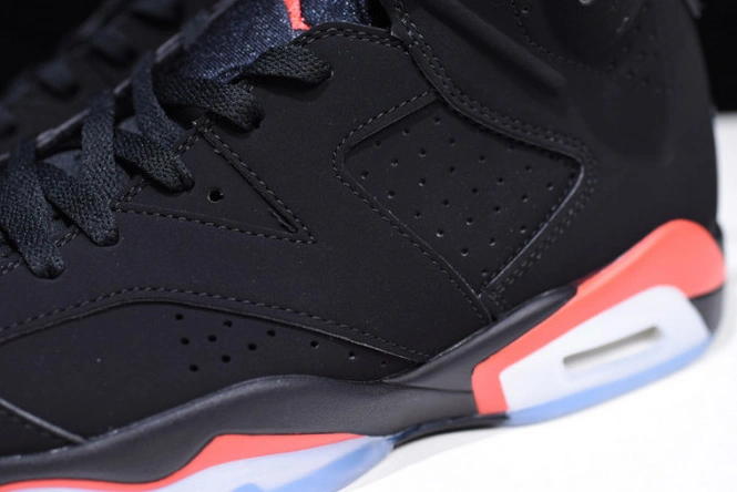 Rep BK jordan retro air 6 black 384664-060 infrared 1105